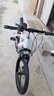 【京東物流】?jì)和孕熊?chē)20-22-24寸變速山地車(chē)6-8-10-15歲學(xué)生車(chē) 山地車(chē)漸變粉-一體輪7速 20英寸 曬單實(shí)拍圖