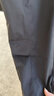 Foss Phil微喇褲子男士春秋季美式高街彎刀休閑直筒修身長(zhǎng)褲K1108黑色XL 曬單實(shí)拍圖