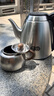 吉谷（K·KOU）茶臺(tái)燒水壺 家用自動(dòng)恒溫電水壺食品級(jí)不銹鋼無(wú)探頭控溫電熱水壺 泡茶電茶壺 1L 【不銹鋼砂光】TA011 曬單實(shí)拍圖