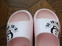 大嘴猴（paul frank）拖鞋女室內(nèi)外情侶厚底軟彈戶外運(yùn)動涼拖鞋粉紅36-37PF683 曬單實(shí)拍圖