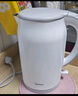 美的（Midea）電熱水壺食品級(jí)316L不銹鋼雙層無縫一體內(nèi)膽防燙燒水壺 1.7L自動(dòng)智能斷電開水壺SH17M301PRO 曬單實(shí)拍圖