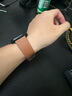 istrap蘋果手表表帶真皮愛馬仕同款牛皮適用apple watch表帶S10/9/8/7/6/5/SE男女士iWatch ultra2手表帶 淺棕白線丨黑色配件 44/45/46MM表盤【適用Wat 曬單實拍圖