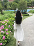 棉致法式巨好看襯衫連衣裙女夏季2025新款小個子氣質(zhì)掐腰顯瘦長裙子 白色襯衫連衣裙 L 建議105-120斤 曬單實(shí)拍圖