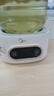美的（Midea）花漾0膠水全玻璃全自動(dòng)養(yǎng)生壺 辦公室多功能煮茶壺 燒水壺恒溫電熱水壺煮茶器花茶壺1L YS10B101 曬單實(shí)拍圖