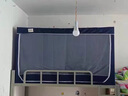 南極人（home）大學(xué)生宿舍床簾蚊帳加密三開(kāi)門宿舍遮光床簾上鋪下鋪寢室床幔蚊帳 Q-深灰 寬0.9m*長(zhǎng)1.9m*高1.1m上鋪用 曬單實(shí)拍圖