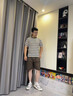 諾貝達(dá)（ROBERTA DI CAMERINO）諾貝達(dá)2025夏季新款男士真皮厚底增高休閑板鞋日常百搭通勤氣墊鞋 白/灰色DDG77095H 41 （歐碼尺碼 偏大一碼） 曬單實拍圖