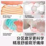 佳爾優(yōu)優(yōu)（garkoko）小月亮磨牙棒嬰兒玩具用品硅膠牙膠口欲期468個月以上寶寶 曬單實拍圖
