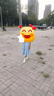 百麗童鞋女童皮鞋兒童公主鞋水晶鞋女孩小高跟時(shí)尚單鞋春秋 米色33碼 曬單實(shí)拍圖