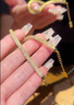 周大生DC細(xì)閃纏繞網(wǎng)格手鏈金色小眾錢串子新款時(shí)尚七夕情人節(jié)禮物送女友 錢袋子手鏈（金色）送專享禮盒 曬單實(shí)拍圖