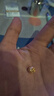 金小貅黃金轉(zhuǎn)運(yùn)珠999足金車花珠圓珠路路通吊墜項(xiàng)鏈掛墜手串DIY隔珠 0.97g,車花圓珠【多退少補(bǔ)】 曬單實(shí)拍圖