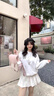 COW&KITTY正品凱蒂貓2025新款學(xué)生風(fēng)可愛(ài)雙肩女士背包生日禮物女生旅游背包 櫻花粉送掛件禮盒 25-12-25 曬單實(shí)拍圖