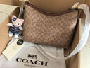蔻馳（COACH）【禮物】奧萊女士女包經(jīng)典標志LAUREL流浪包單肩包斜挎通勤麻將包 IM/棕黃色/棕色 曬單實拍圖