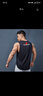 擼鐵狗運動(dòng)健身背心男士寬松速干衣無(wú)袖彈力透氣訓練肌肉健美籃球服坎肩 黑色 XL/180 曬單實(shí)拍圖