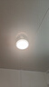 惠普吊扇風(fēng)扇燈普瑞護眼LED餐廳隱形扇葉遙控調光一體中山燈具包安裝 曬單實(shí)拍圖