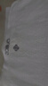 潔麗雅（grace）純棉方巾 棉柔軟吸水洗臉小毛巾 成人家用白色酒店2條裝 白色方巾2條裝 36x36cm 曬單實(shí)拍圖