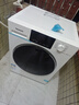 松下滾筒洗衣機全自動(dòng)超薄10公斤洗烘一體溫水泡沫凈【小白盒輕享版】XQG100-F1RD3 1.1洗凈比 曬單實(shí)拍圖