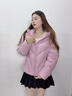 波司登（BOSIDENG）25新款羽絨服女短款90絨連帽時(shí)尚休閑氧氣系列保暖外套B250245242 星霧粉1907【溫柔粉紫色】 S 160/84A 體重約110-125斤 曬單實(shí)拍圖