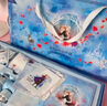 迪士尼（Disney）手賬本禮盒套裝 兒童女孩生日禮物網(wǎng)紅ins少女心記事本 學(xué)生筆記本文具套裝 艾莎公主藍(lán) 曬單實(shí)拍圖