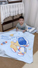 婧麒（JOYNCLEON）幼兒園被子三件套純棉a類(lèi)被褥入園床品午睡專(zhuān)用小被子六件套 快樂(lè )小象【100新疆純棉 四季好用】 三件套（被套120*150cm，墊套60*132 曬單實(shí)拍圖