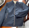 啄木鳥(niǎo)夾克男春秋季2025新款男士外套商務(wù)休閑中年爸爸裝行政上衣服 JD1011/3323藏青色 XL 曬單實(shí)拍圖