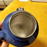 摩飛電器（Morphyrichards）電熱水壺便攜式燒水壺旅行熱水壺燒水杯真空保溫壺不銹鋼保溫瓶大容量戶外 MR6061 1L 輕奢藍 曬單實拍圖