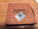 侑家良品 八角水晶煙灰缸辦公室客廳桌面擺件 送朋友 黑銀款15CM大號 曬單實拍圖