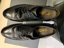 金利來(lái)男鞋2025新款真皮商務(wù)正裝鞋男士英倫系帶圓頭雕花布洛克皮鞋 41 歐碼比標準碼偏大一碼 曬單實(shí)拍圖