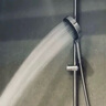 適用漢斯格雅Rainfinity境雨130手持花灑噴頭hansgrohe蓮蓬頭 銀色境雨+漢斯軟管 曬單實(shí)拍圖