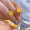 六桂福珠寶 LIU GUI FU JEWELRY小方糖足金耳釘女士簡(jiǎn)約百搭黃金耳釘耳飾七夕生日禮物送女友老婆 甄選尊貴禮盒（僅禮盒無(wú)產(chǎn)品） 曬單實(shí)拍圖