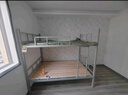 加厚上下鋪成人床雙人鐵架床雙層床員工宿舍上下床學(xué)校高低架子床 灰色 特厚加固 90*200（靜音床板) 曬單實(shí)拍圖
