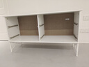 宜家（IKEA）MUSKEN穆斯肯斗柜儲物柜四斗抽屜柜歐式臥室收納柜輕奢 白色4屜柜 曬單實(shí)拍圖