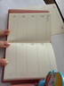 無(wú)印良品（MUJI）聚氨酯封面月周記筆記本/2025年12月開(kāi)始 本子 日記本 記事本 便攜 日程本 新品 粉色 A7 74mm*105mm 88張 曬單實(shí)拍圖