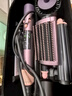 戴森（DYSON）HS08 智能自動卷發(fā)棒 吹風(fēng) 卷/直發(fā)神器 藍(lán)牙連接一鍵造型 便攜 晶耀紫色 七夕情人節(jié)禮物 曬單實拍圖