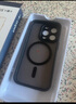 Smorss適用蘋果16ProMax手機(jī)殼iPhone16promax保護(hù)套磁吸MagSafe防摔鏡頭全包超薄防震半透磨砂抗指紋-黑 曬單實(shí)拍圖