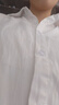 薏星新款夏季JK制服短袖襯衫女學(xué)生學(xué)院風(fēng)軟妹polo上衣班服襯衣女時(shí)尚 白色明扣無(wú)口袋 3XL建議體重120-130 曬單實(shí)拍圖