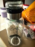 新款玻璃杯泡茶水分離帶茶倉大容量加厚水杯 大容量噸噸杯【送杯套+茶隔+提手】 【1000ML】 曬單實(shí)拍圖