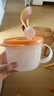 特百惠（Tupperware）微波460ml水晶湯碗可加熱學(xué)生上班族便攜露營(yíng)野餐飯盒單個(gè)裝 橙色 曬單實(shí)拍圖