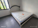 全友家居兒童房皮藝軟包床1.2x2米男孩女孩實(shí)木腳單人小床次臥室家具 1.5m兒童床+床墊 曬單實(shí)拍圖