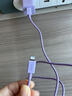 倍思小酷 蘋果充電器氮化鎵pd20W套裝iphone14快充線充電頭適用13/12ProMax手機(jī)Type-C插頭iPad 紫色 曬單實(shí)拍圖