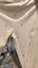 babylove寶寶內衣套裝春秋季莫代爾棉嬰兒衣服嬰幼兒家居服睡衣高腰兩件套 白杏米 90 曬單實(shí)拍圖
