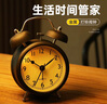 碼仕 鬧鐘兒童卡通夜光大音量學(xué)生床頭機械打鈴懶人專用起床神器床頭鐘開學(xué)必備黑色 曬單實拍圖