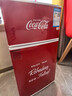 可口可樂(lè )（Coca-Cola）78升冰箱小冰箱一級能效雙開(kāi)門(mén)電冰箱租房家用客廳宿舍小型冰箱節能省電低噪運行 38L可樂(lè )紅【3天約1度電】一級能效 曬單實(shí)拍圖