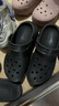 卡駱馳（crocs）經(jīng)典泡芙Clog男女一腳蹬懶人沙灘鞋 CR207521-001 36 曬單實(shí)拍圖