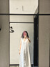 絲柏舍休閑連衣裙2025夏裝新款女裝無袖慵懶風(fēng)寬松款A(yù)字中長裙 曬單實拍圖