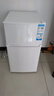 海爾（Haier）88升小冰箱冰箱雙開(kāi)門(mén)小戶(hù)型迷你家用租房宿舍辦公室節能省電BCD-88GHTMZ0WV家電國家補貼15% 曬單實(shí)拍圖