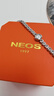 雷歐時（NEOS）【生日情人節(jié)禮物】新款女士石英表小表盤手鏈表小巧迷你手表女表 30784L月牙白帶白面 曬單實(shí)拍圖