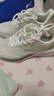 回力女鞋運動鞋女2025夏季新款透氣休閑網(wǎng)鞋女軟底輕便百搭減震跑步鞋 白綠色【緩震軟彈，輕便透氣】 38 曬單實拍圖