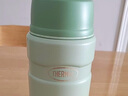 膳魔師（THERMOS） 燜燒杯大容量保溫飯盒316L不銹鋼悶粥杯燜燒罐保溫桶飯桶TCLE 淺藍色 720ml 曬單實(shí)拍圖
