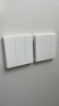 Aqara智能開(kāi)關(guān)D1零火三鍵 已接入蘋(píng)果HomeKit 智能家居 遙控開(kāi)關(guān) 白色 曬單實(shí)拍圖