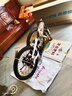 喜德盛青少年兒童自行車(chē)小王子24寸禧瑪諾7速X6內走線(xiàn)車(chē)架 機械碟剎 黑/銀 曬單實(shí)拍圖